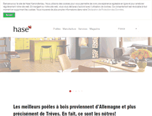 Tablet Screenshot of hase.fr