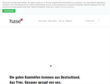 Tablet Screenshot of hase.de